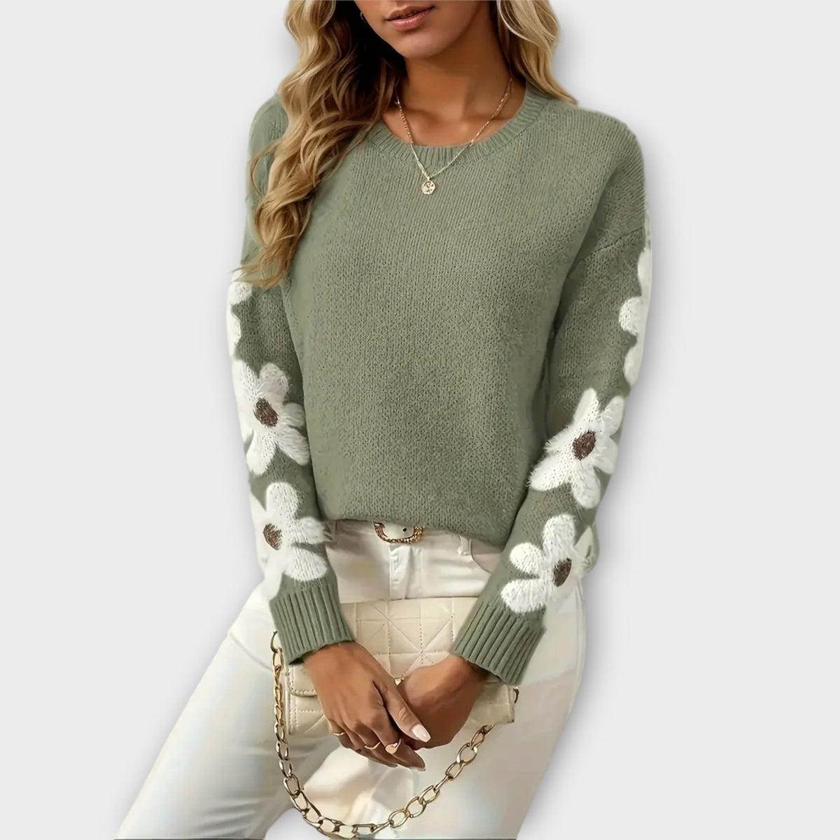 Slink – Soft knit jumper with colourful design