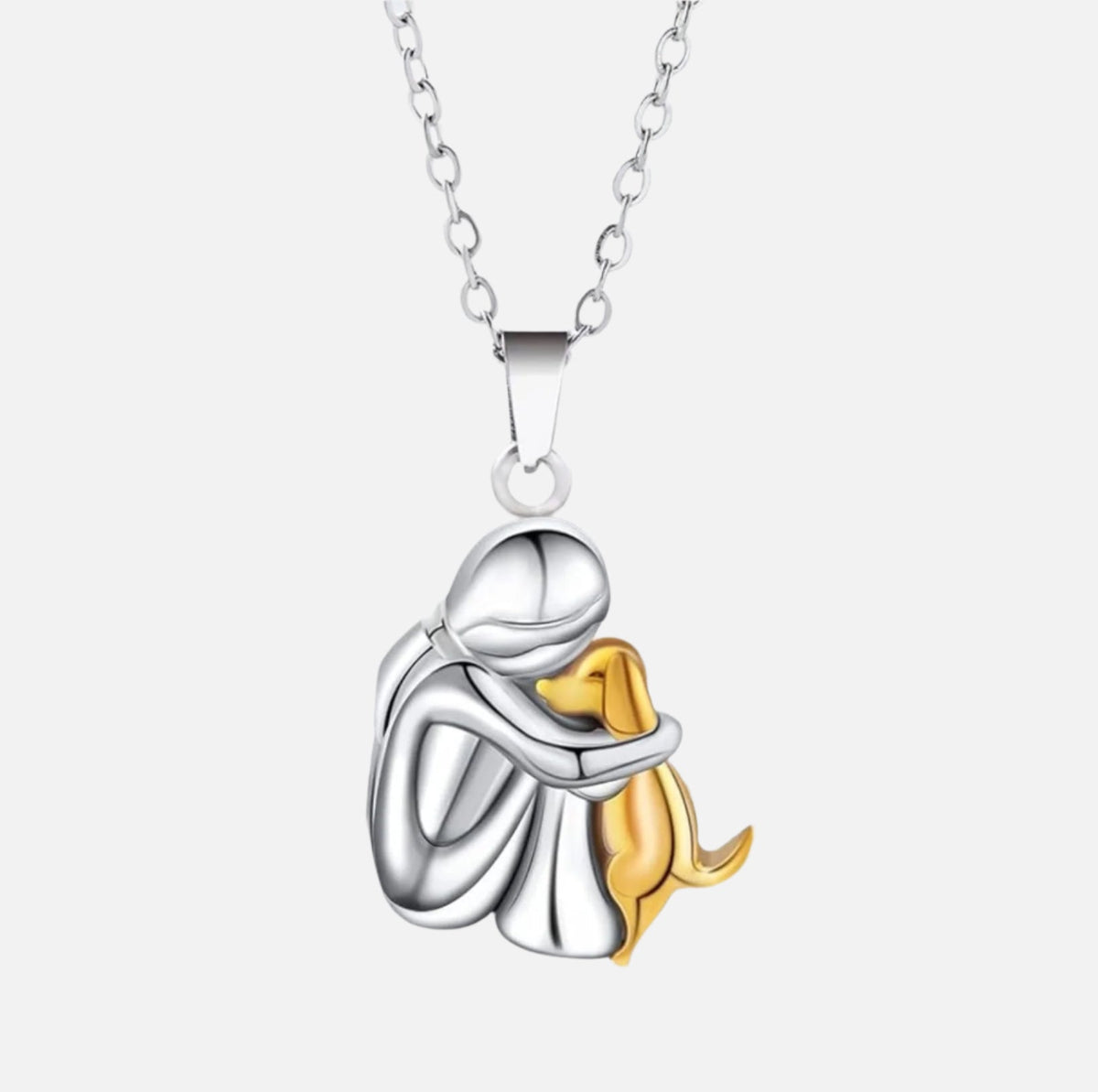 Hug Medallion Necklace