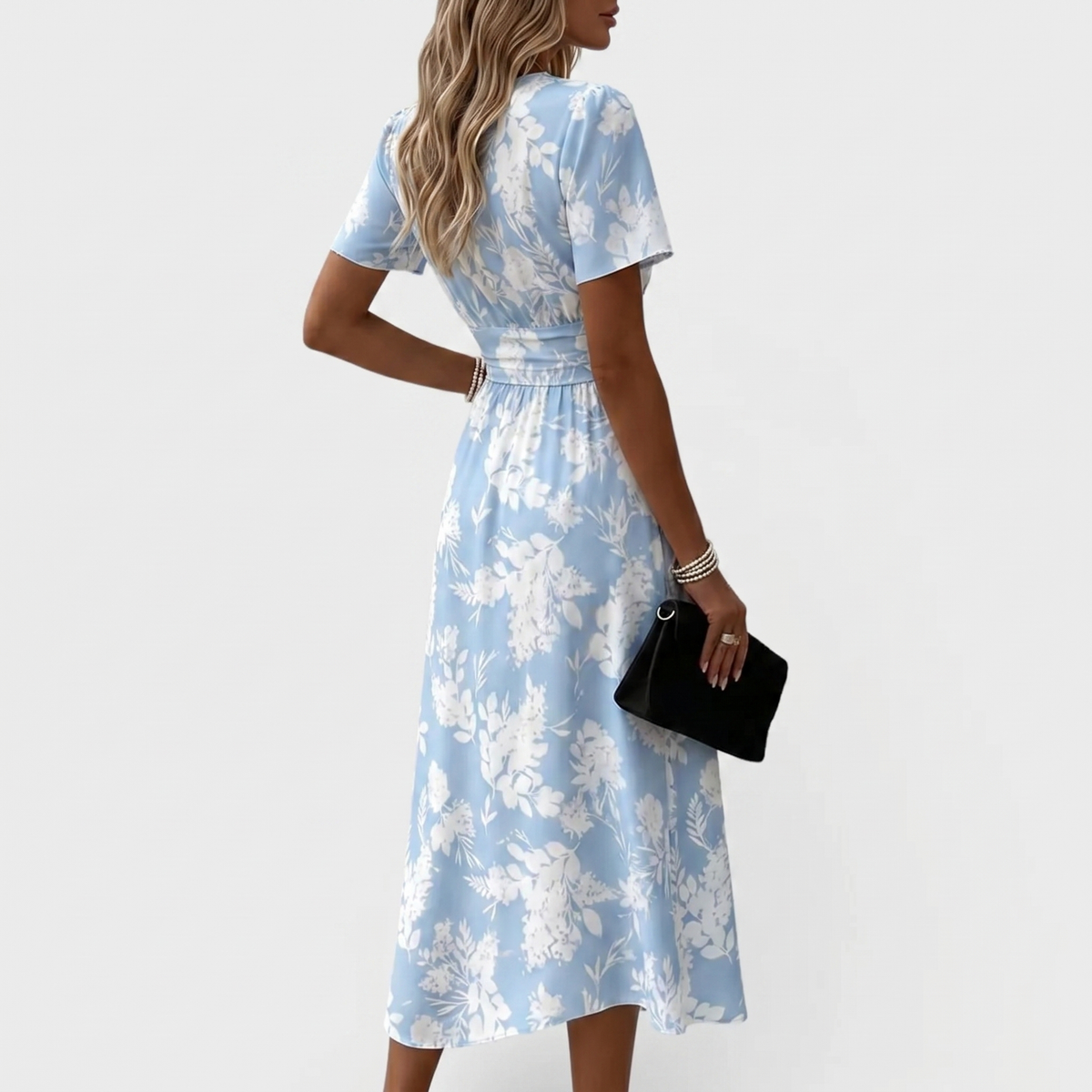 Dana | V-nyakú Elegáns Midi Ruha