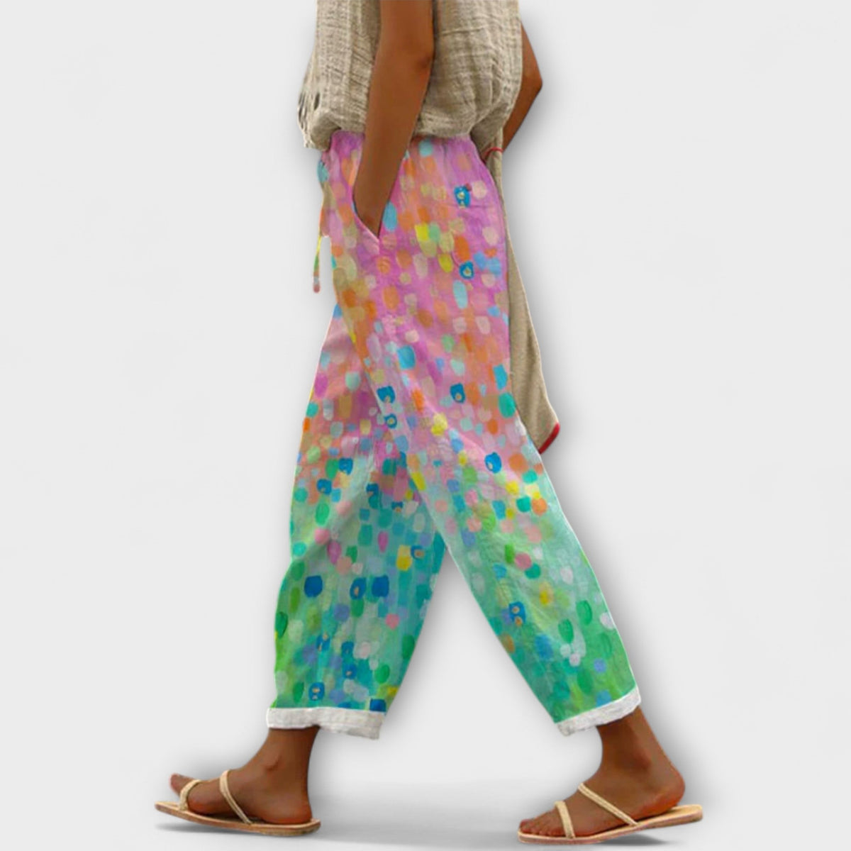 Airish - Expressive, printed, loose trousers