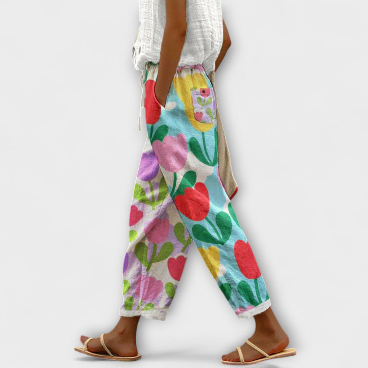 Airish - Expressive, printed, loose trousers