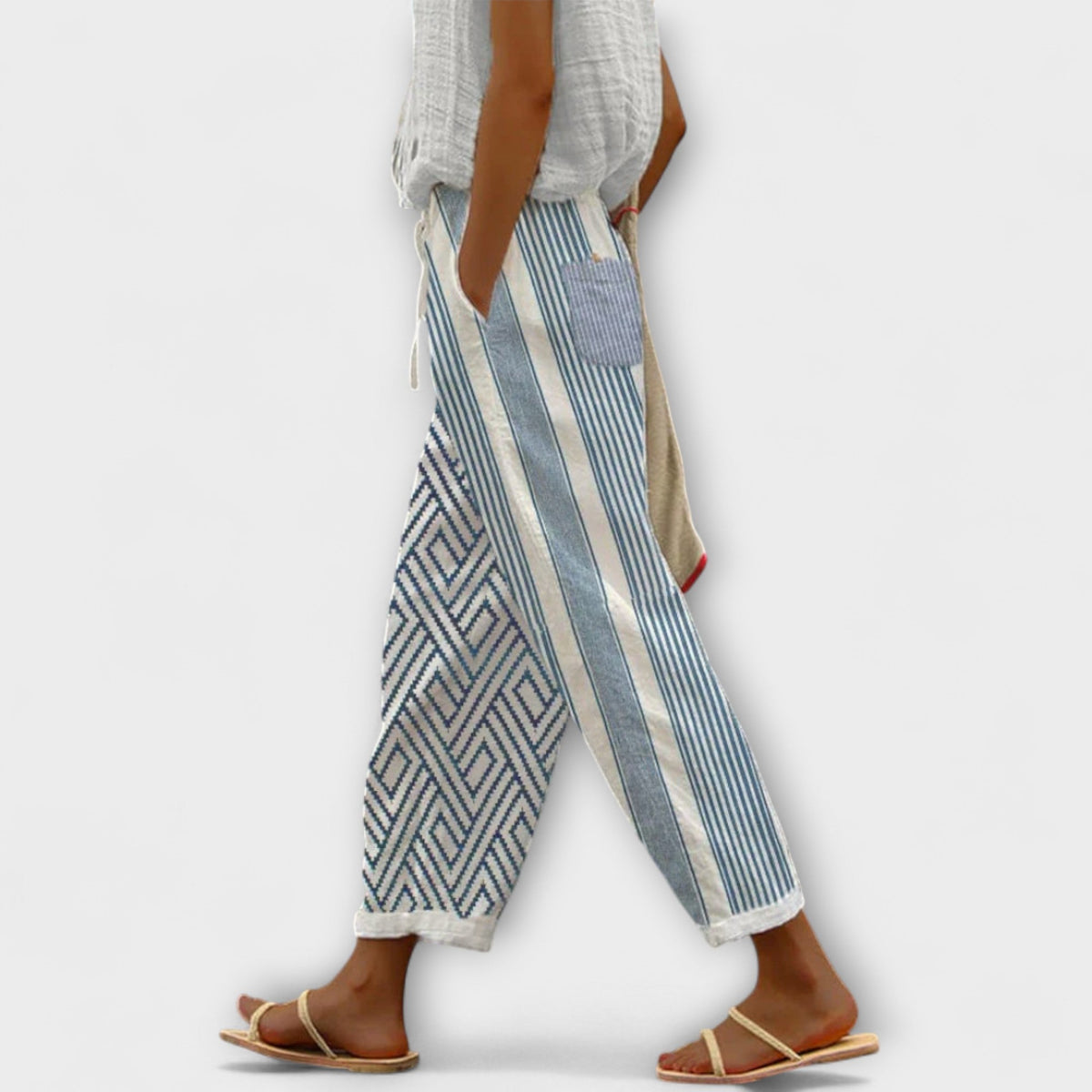 Airish - Expressive, printed, loose trousers